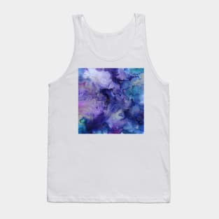 Purple Watercolor design Tank Top